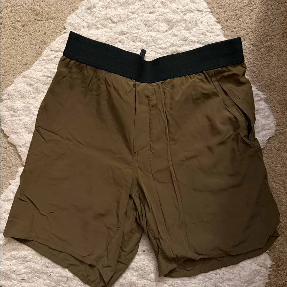 Ten Thousand Men's Athletic Shorts - Olive and Black